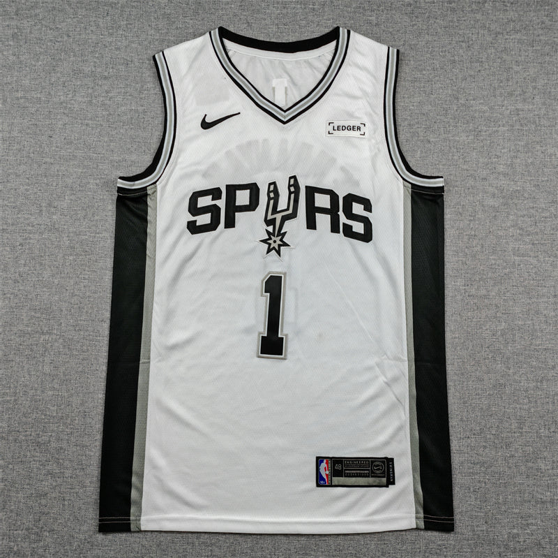 SAN ANTONIO SPURS VICTOR WEMBANYAMA WHITE JERSEY