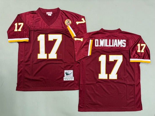 WASHINGTON REDSKINS DOUG WILLIAMS RED JERSEY