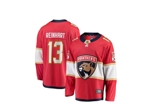 FLORIDA PANTHERS REINHART RED JERSEY
