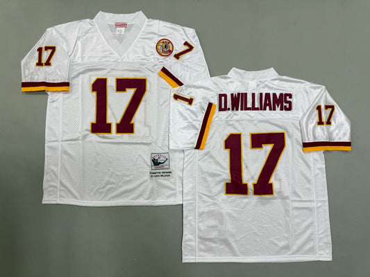 WASHINGTON REDSKINS DOUG WILLIAMS WHITE JERSEY
