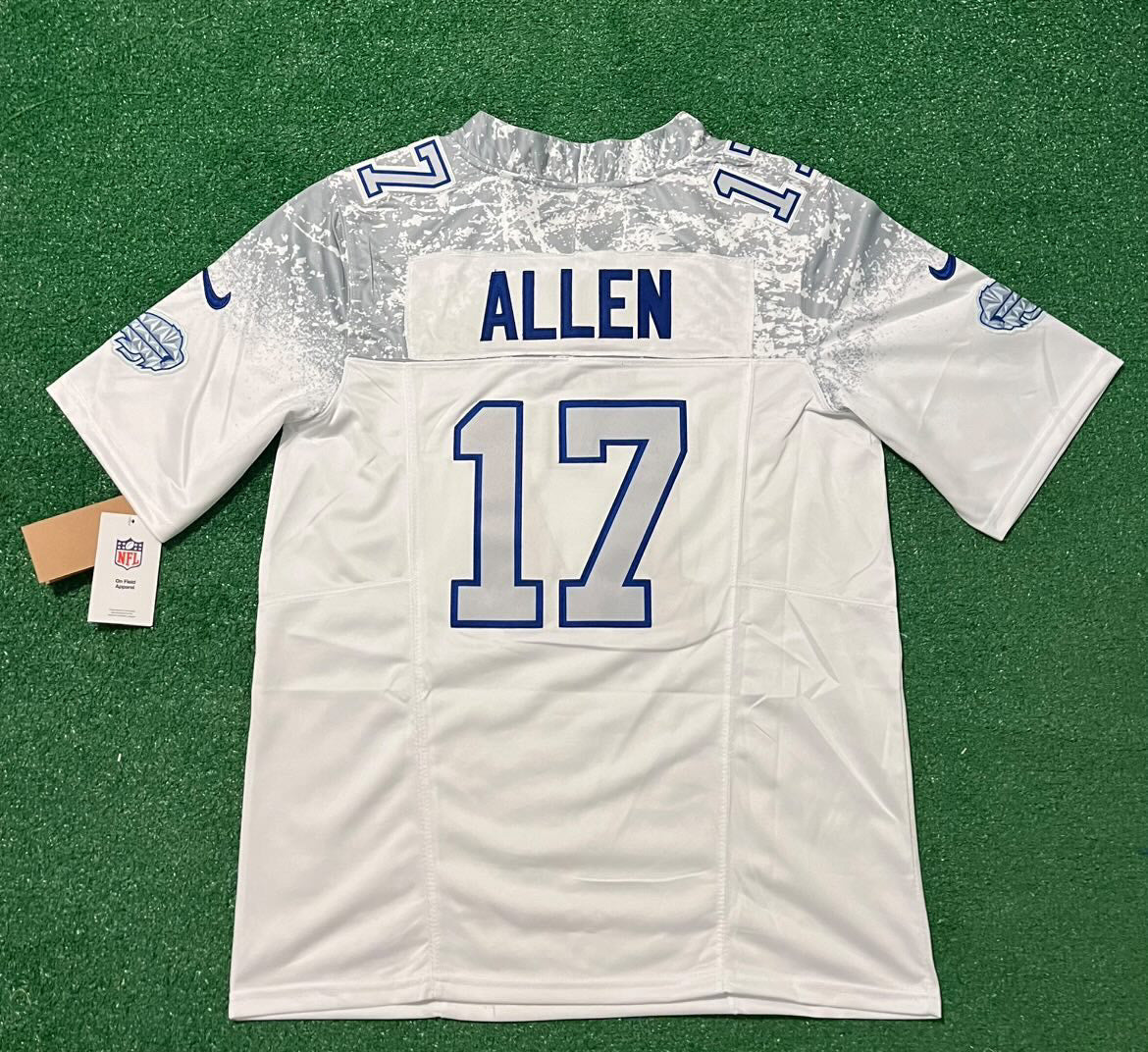 Buffalo Bills Josh Allen Snow White jersey