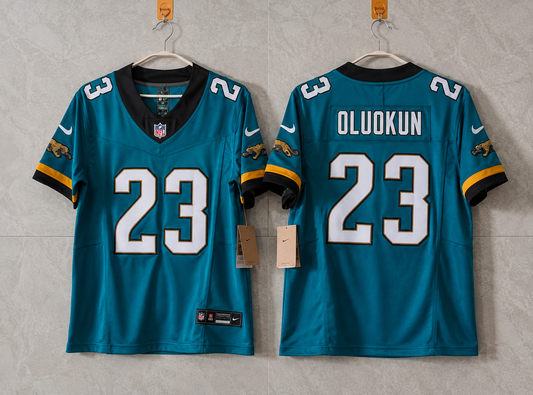 JACKSONVILLE JAGUARS FOYESADE OLUOKUN THROW BACK JERSEY