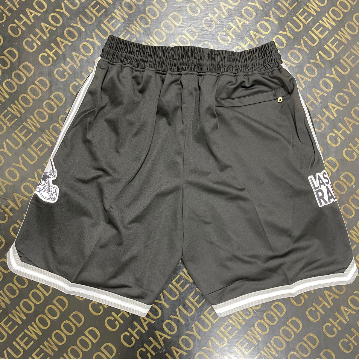 LAS VEGAS RAIDERS BLACK SHORTS
