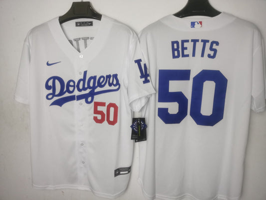 Los Angeles Dodgers Mookie Betts White Jersey