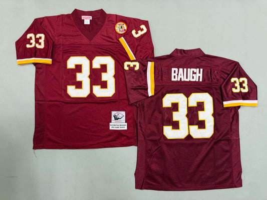 WASHINGTON REDSKINS SAMMY BAUGH RED JERSEY