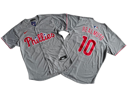 Philadelphia Phillies J.T. Realmuto Grey Jersey