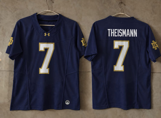 NOTRE DAME FIGHTING IRISH JOE THEISMANN BLUE JERSEY