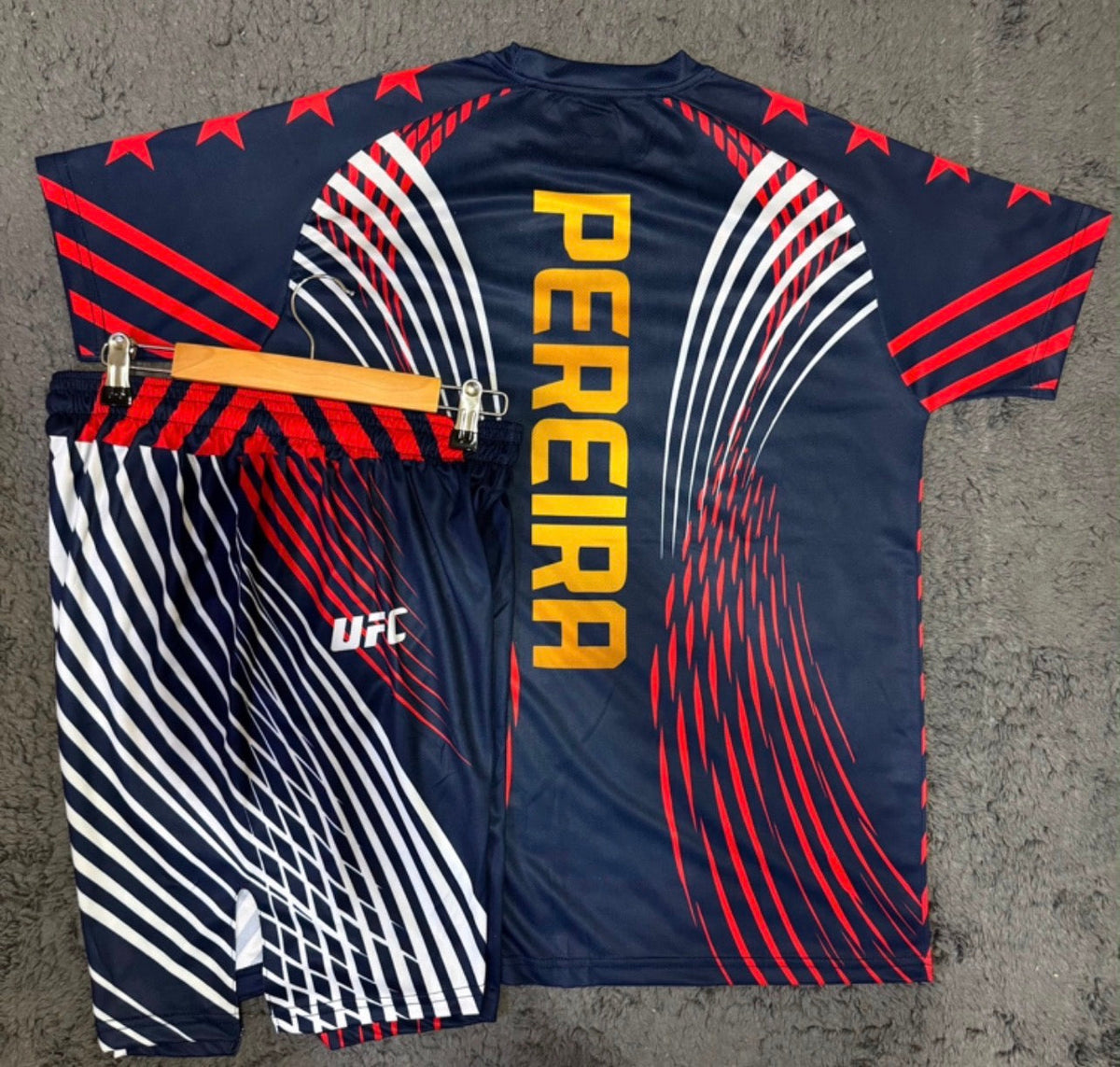 ALEX PEREIRA RED AND BLUE COMBO