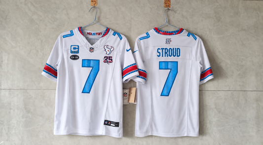 HOUSTON TEXANS CJ STROUD RIVAL CAPTAIN JERSEY
