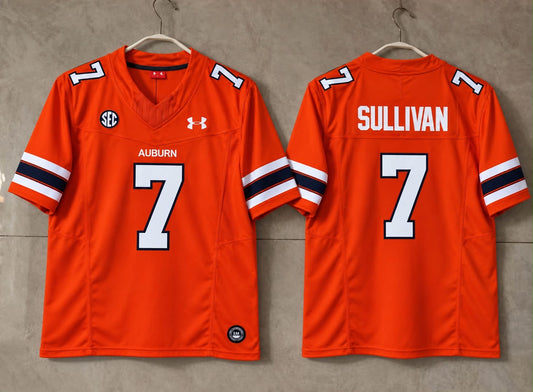 AUBURN TIGERS PAT SULLIVAN ORANGE JERSEY