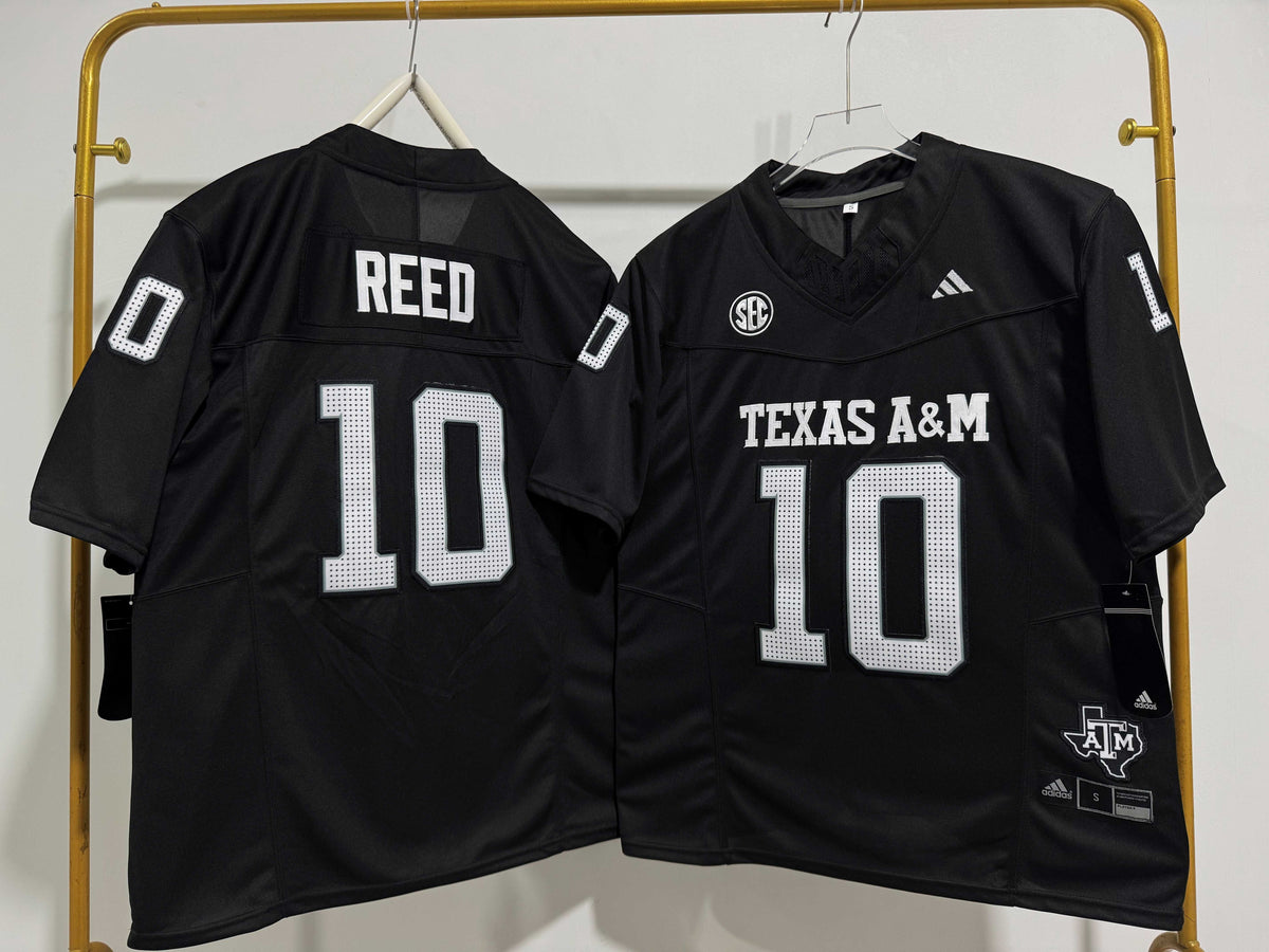 TEXAS A&M AGGIES MARCEL REED BLACK JERSEY