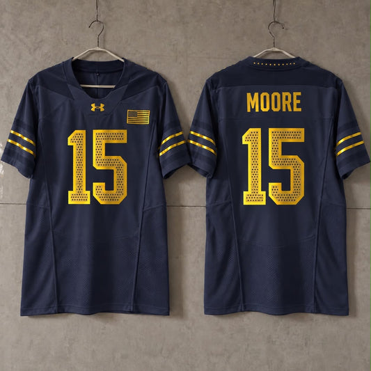 NOTRE DAME FIGHTING IRISH LEONARD MOORE NEW JERSEY
