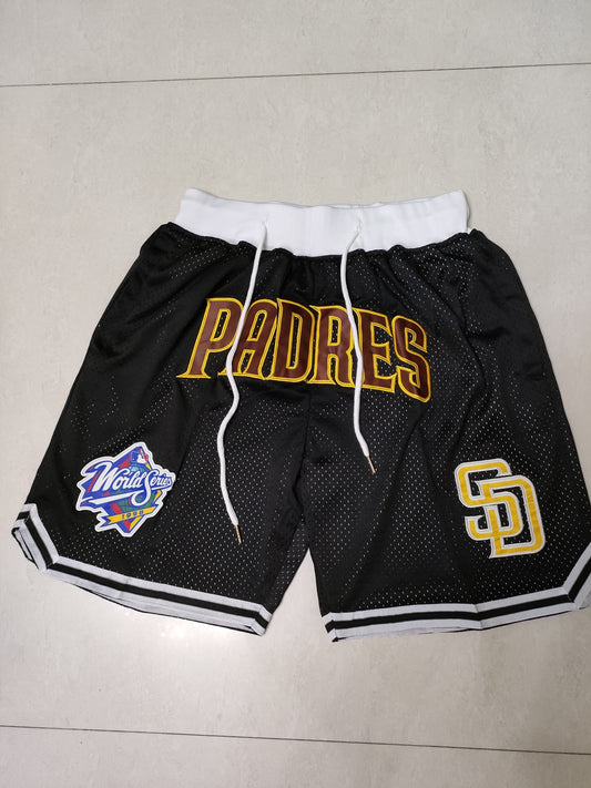 SAN DIEGO PADRES BLACK SHORTS
