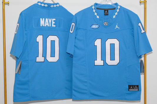 NORTH CAROLINA TAR HEELS DRAKE MAYE BABY BLUE JERSEY