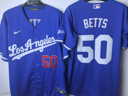 Los Angeles Dodgers Mookie Betts Blue Jersey