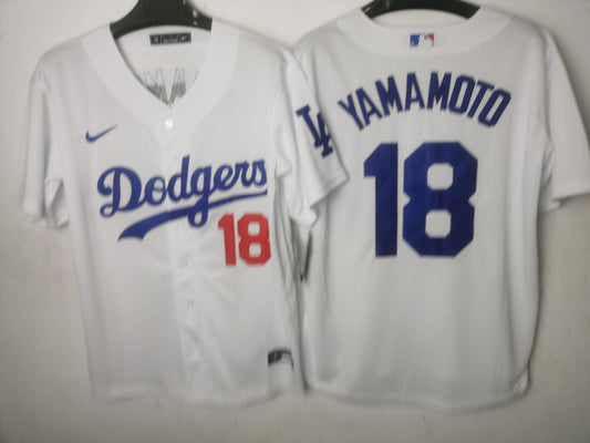 Los Angeles Dodgers Yoshinobu Yamamoto White Jersey