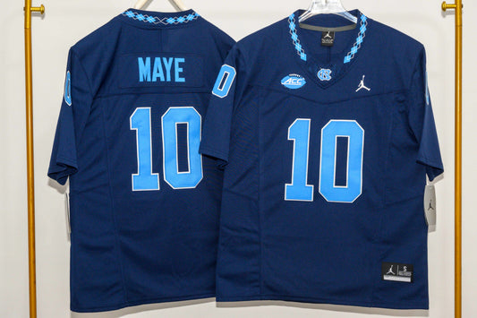 NORTH CAROLINA TAR HEELS DRAKE MAYE BLUE JERSEY