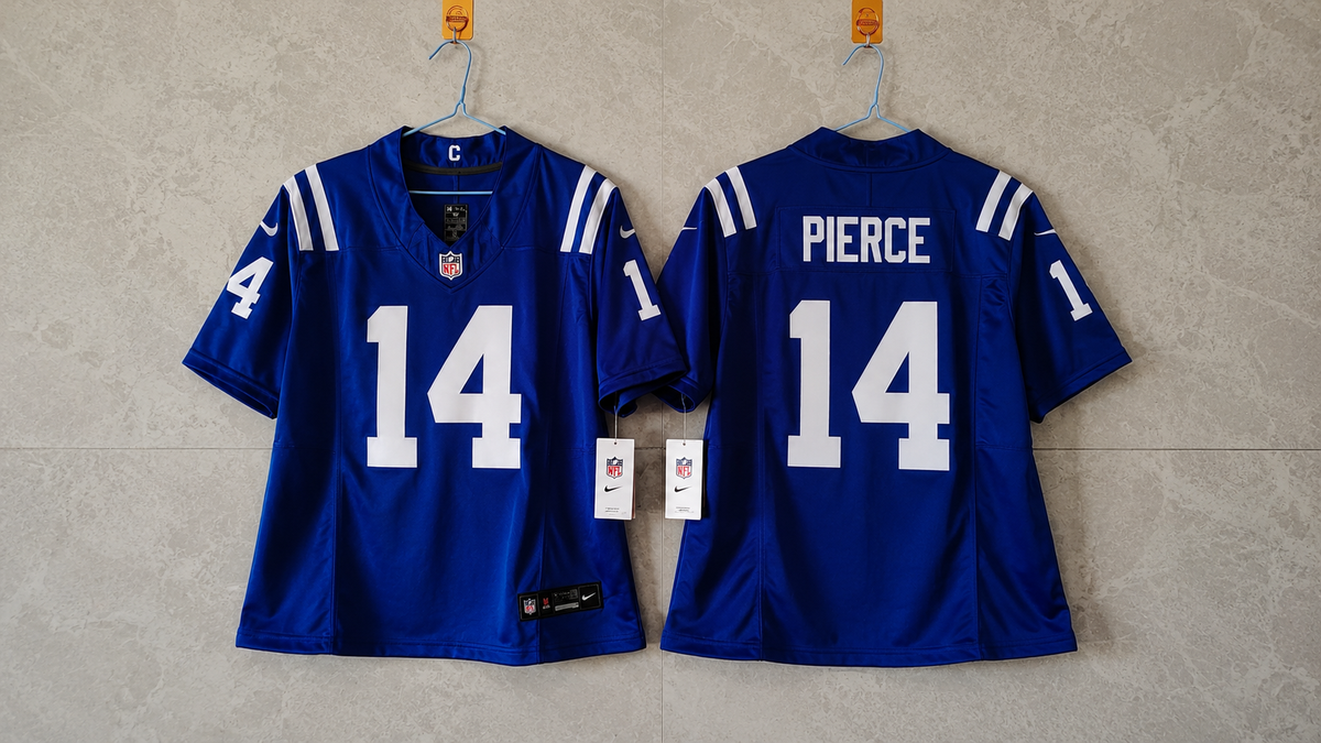 INDIANAPOLIS COLTS ALEC PIERCE BLUE JERSEY