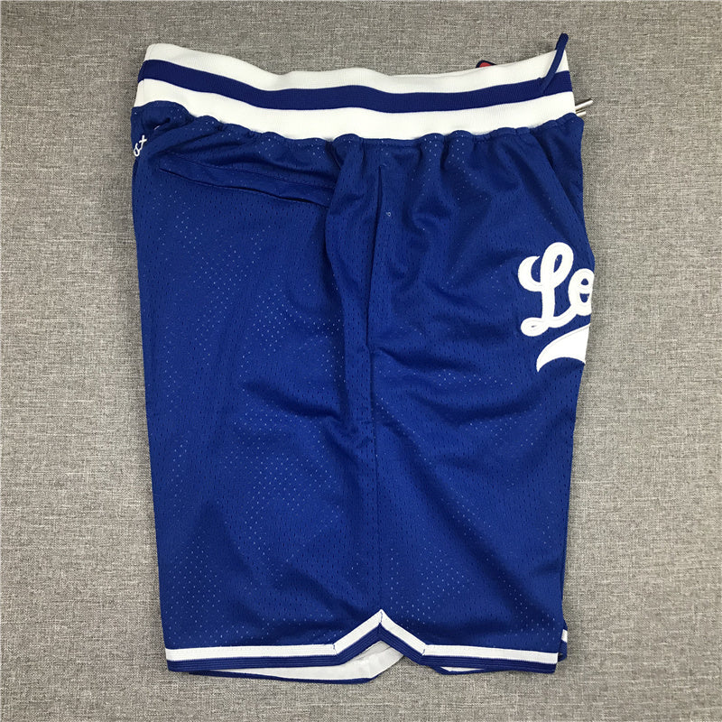 LOS ANGELES DODGERS BLUE SHORTS