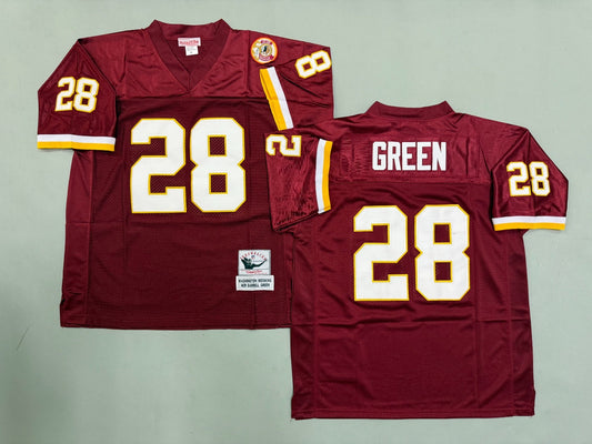 WASHINGTON REDSKINS DARRELL GREEN RED JERSEY