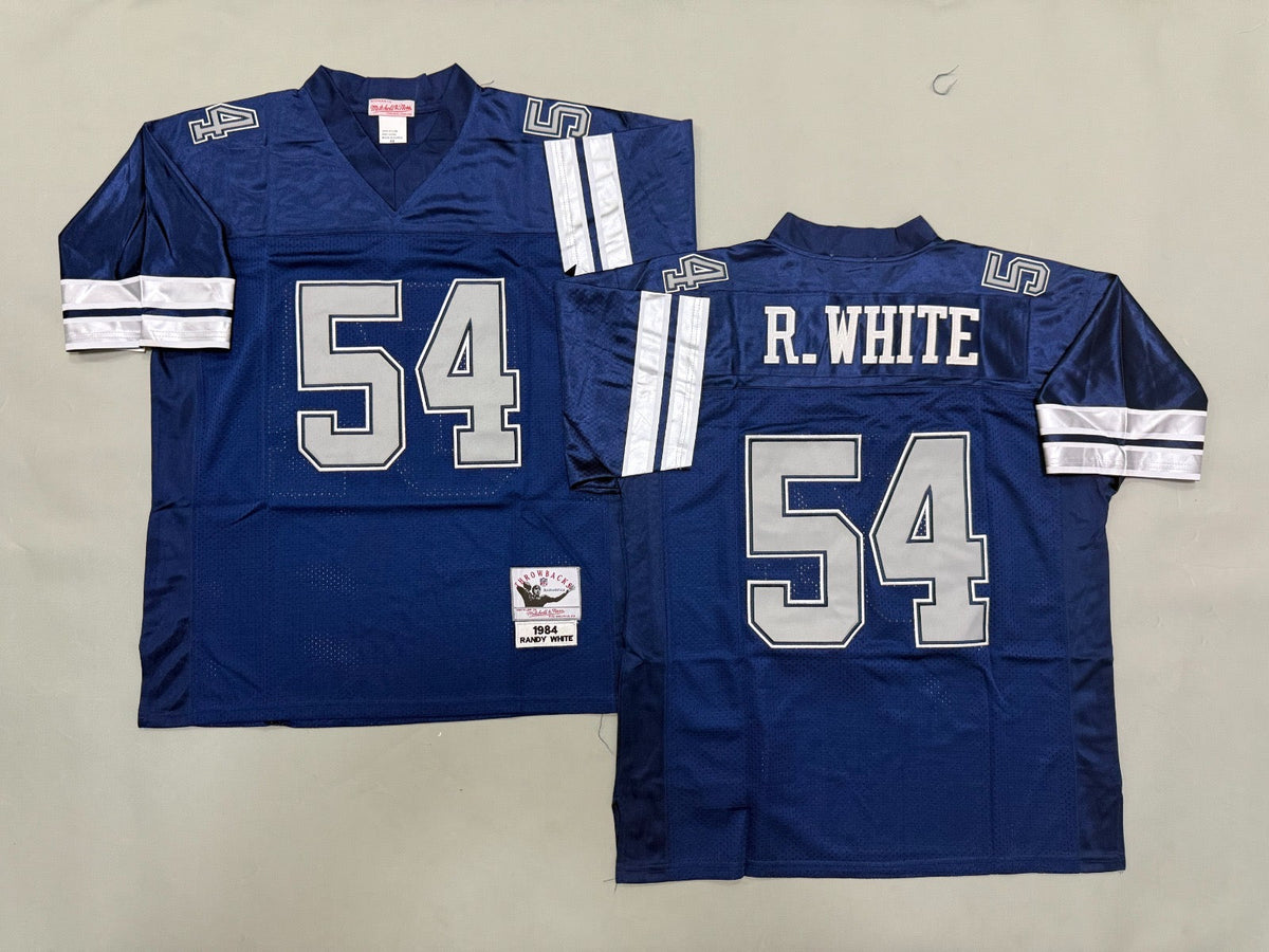 DALLAS COWBOYS RANDY WHITE BLUE VINTAGE JERSEY