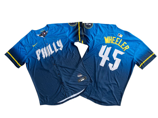 PHILADELPHIA PHILLIES ZACK WHEELER BLUE JERSEY