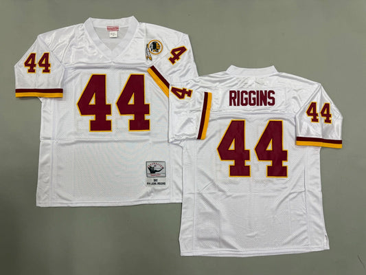 WASHINGTON REDSKINS JOHN RIGGINS WHITE JERSEY