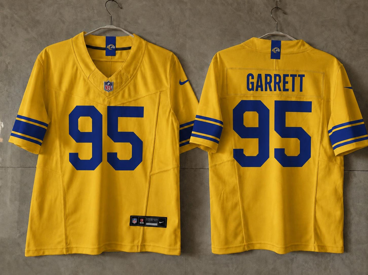 LOS ANGELES RAMS MYLES GARRETT YELLOW JERSEY