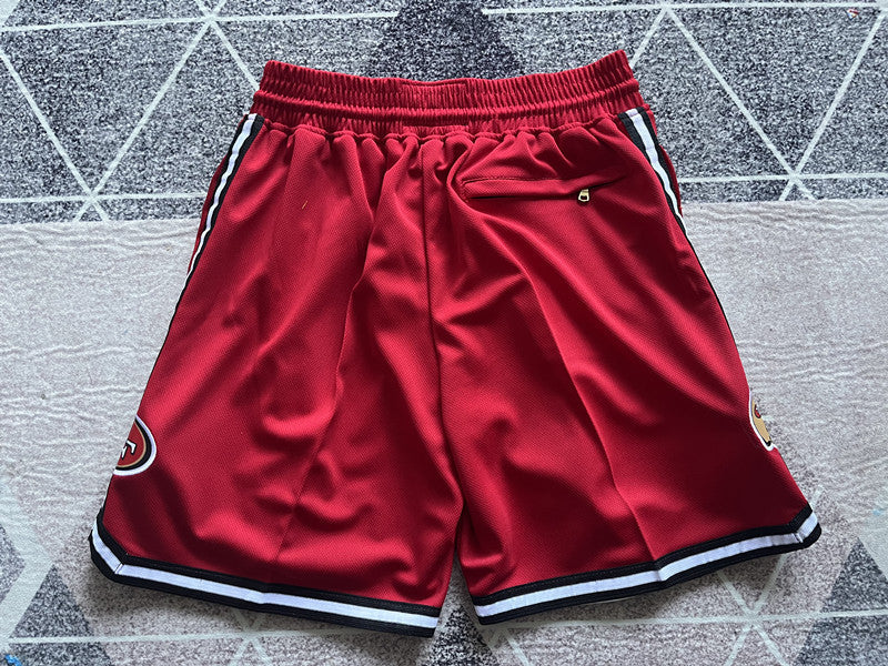 SAN FRANCISCO 49ERS RED SHORTS