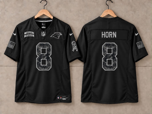 Carolina Panthers Jaycee Horn Salute to service Jersey