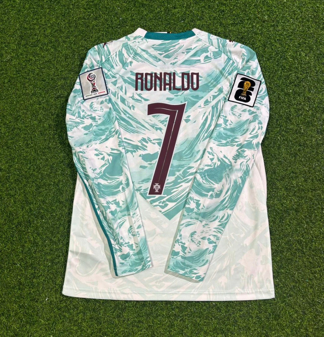 2026 World Cup Cristiano Ronaldo Team Portugal Blue Jersey