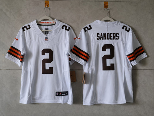 CLEVELAND BROWNS SHEDEUR SANDERS WHITE JERSEY