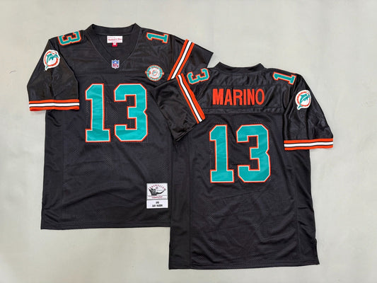 MIAMI DOLPHINS DAN MARINO BLACK VINTAGE JERSEY