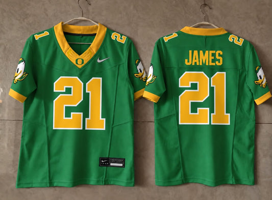 OREGON DUCKS LAMICHAEL JAMES GREEN JERSEY