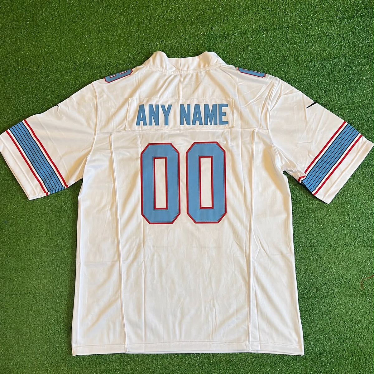 TENNESSEE TITANS CUSTOM WHITE JERSEY