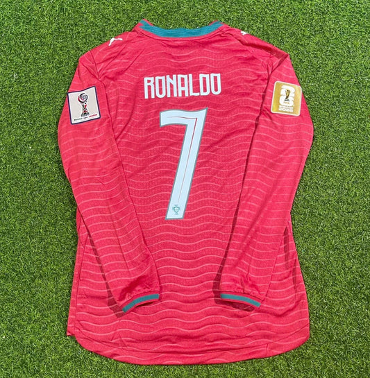 2026 World Cup Cristiano Ronaldo Team Portugal Red Jersey