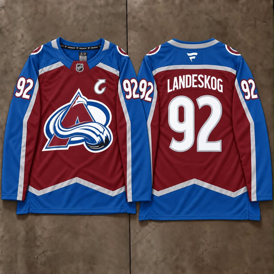 COLORADO AVALANCHE GABRIEL LANDESKOG BLUE JERSEY