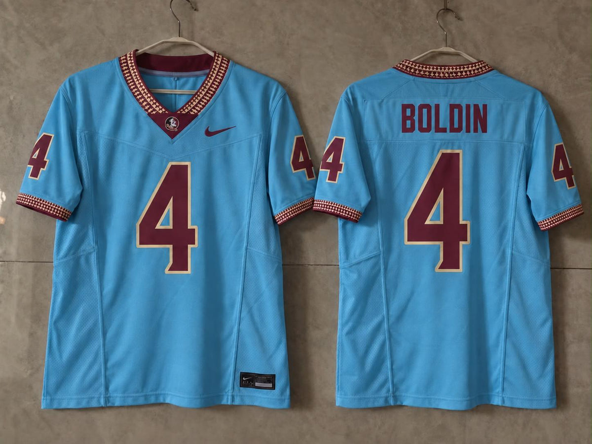 FSU SEMINOLES ANQUAN BOLDIN BLUE JERSEY
