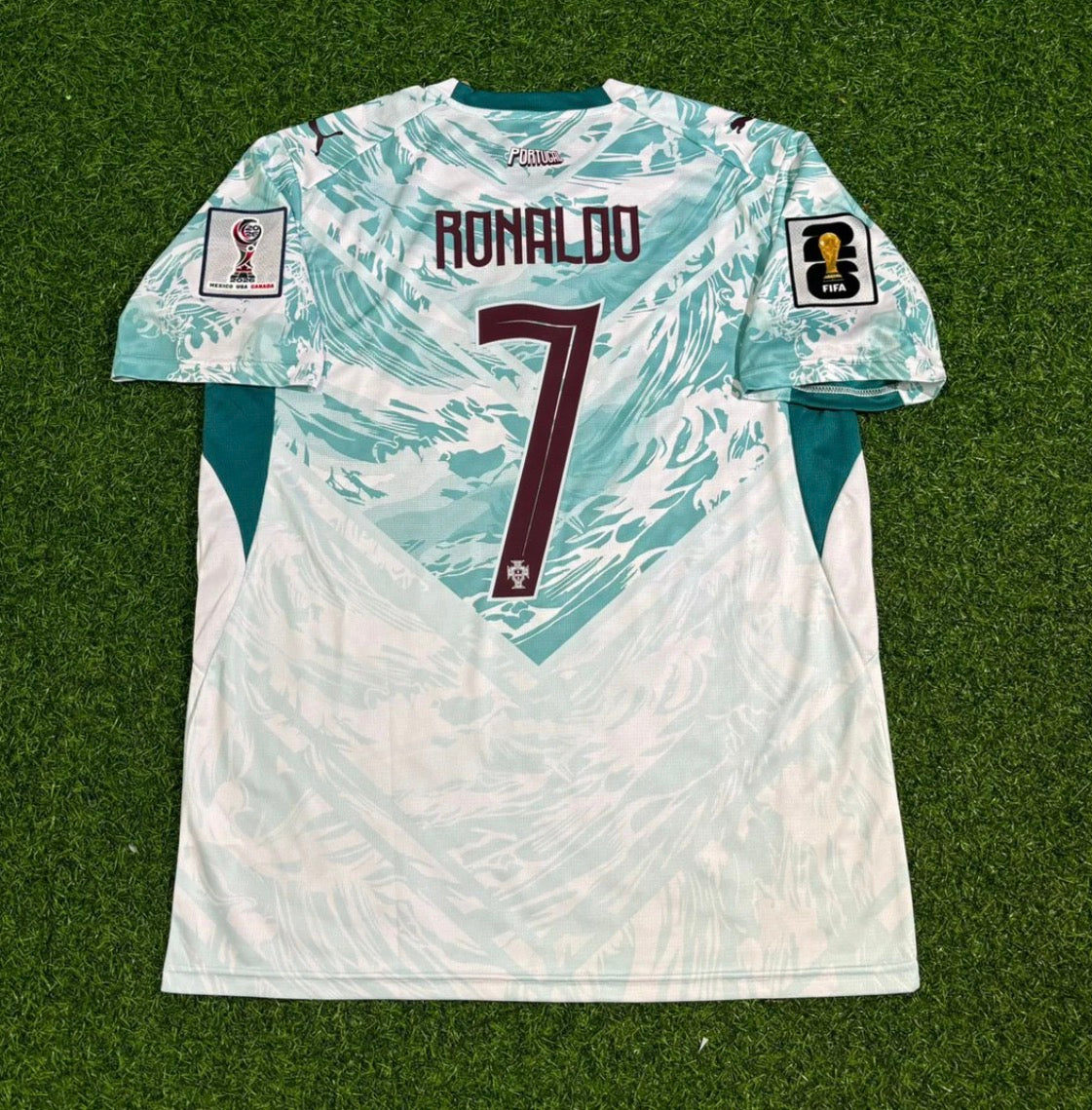 2026 World Cup Cristiano Ronaldo Team Portugal Blue Jersey