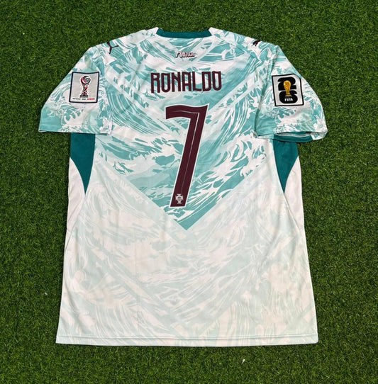 2026 World Cup Cristiano Ronaldo Team Portugal Blue Jersey