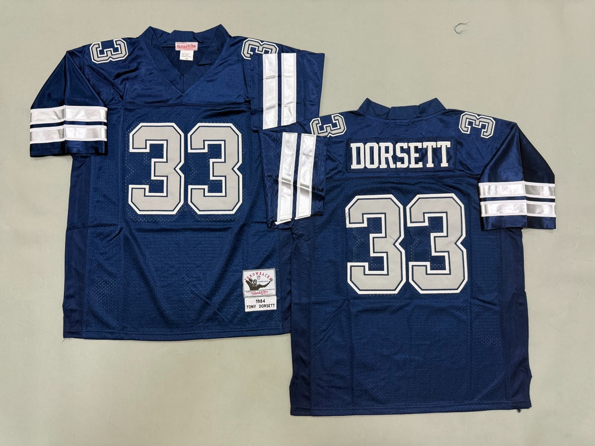 DALLAS COWBOYS TONY DORSETT BLUE VINTAGE JERSEY