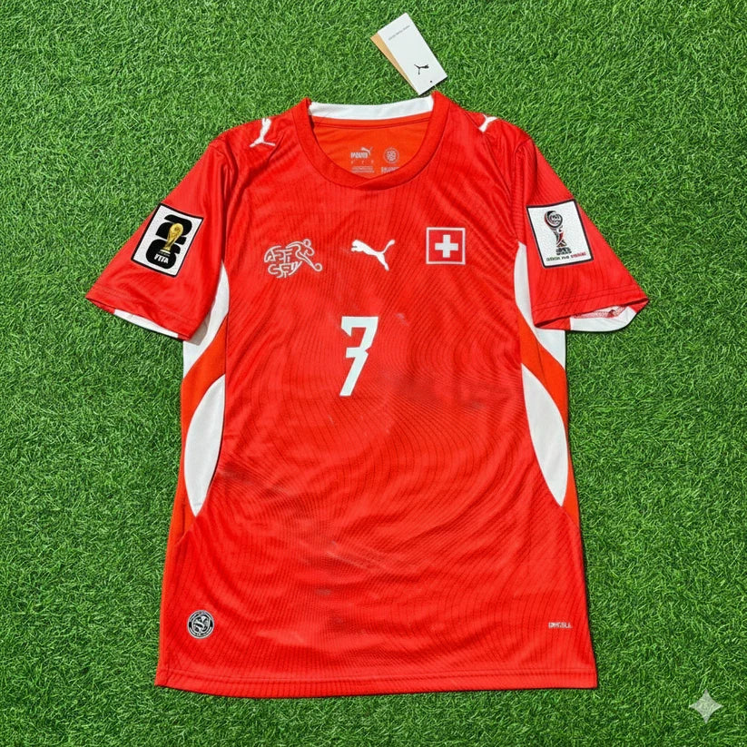 2026 WORLD CUP BREEL EMBOLO TEAM SWITZERLAND RED JERSEY
