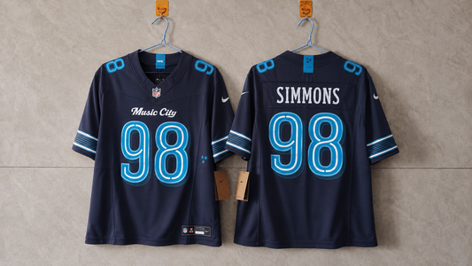 TENNESSEE TITANS JEFFREY SIMMONS RIVAL JERSEY