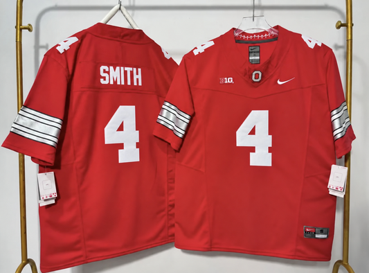 OHIO STATE BUCKEYES JEREMIAH SMITH RED JERSEY