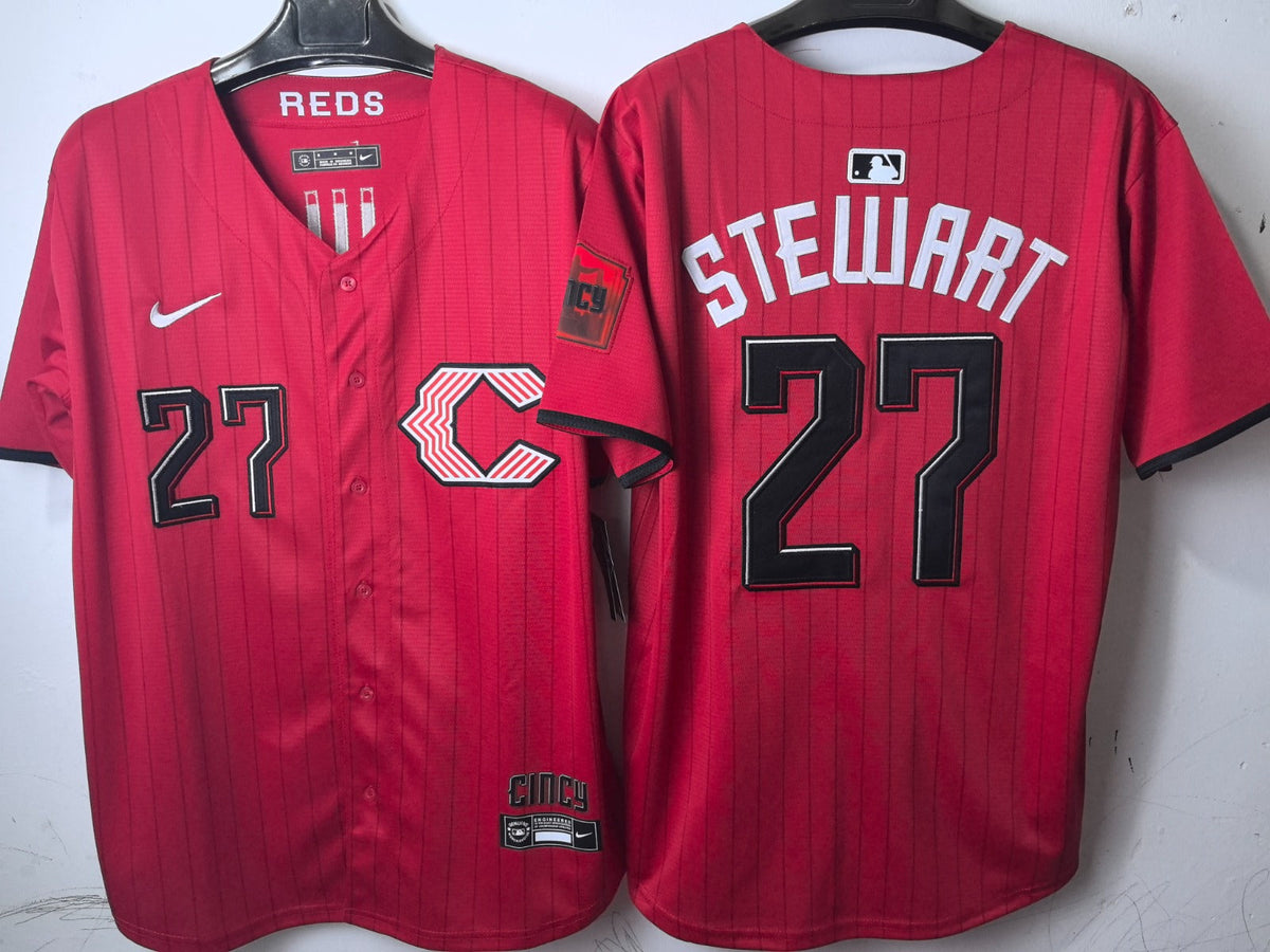 Cincinnati Reds Sal Stewart Red Jersey