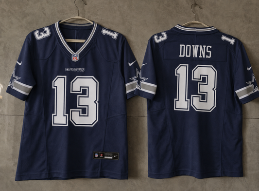 DALLAS COWBOYS CALEB DOWNS BLUE JERSEY