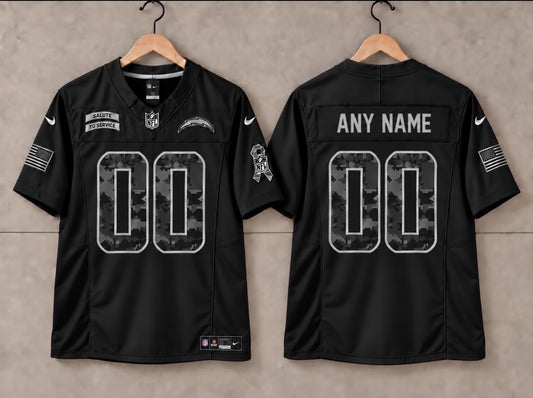 LOS ANGELES CHARGERS CUSTOM SALUTE TO SERVICE JERSEY