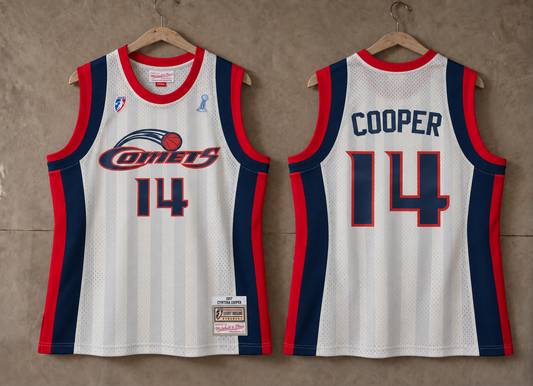 HOUSTON COMETS CYNTHIA COOPER WHITE JERSEY