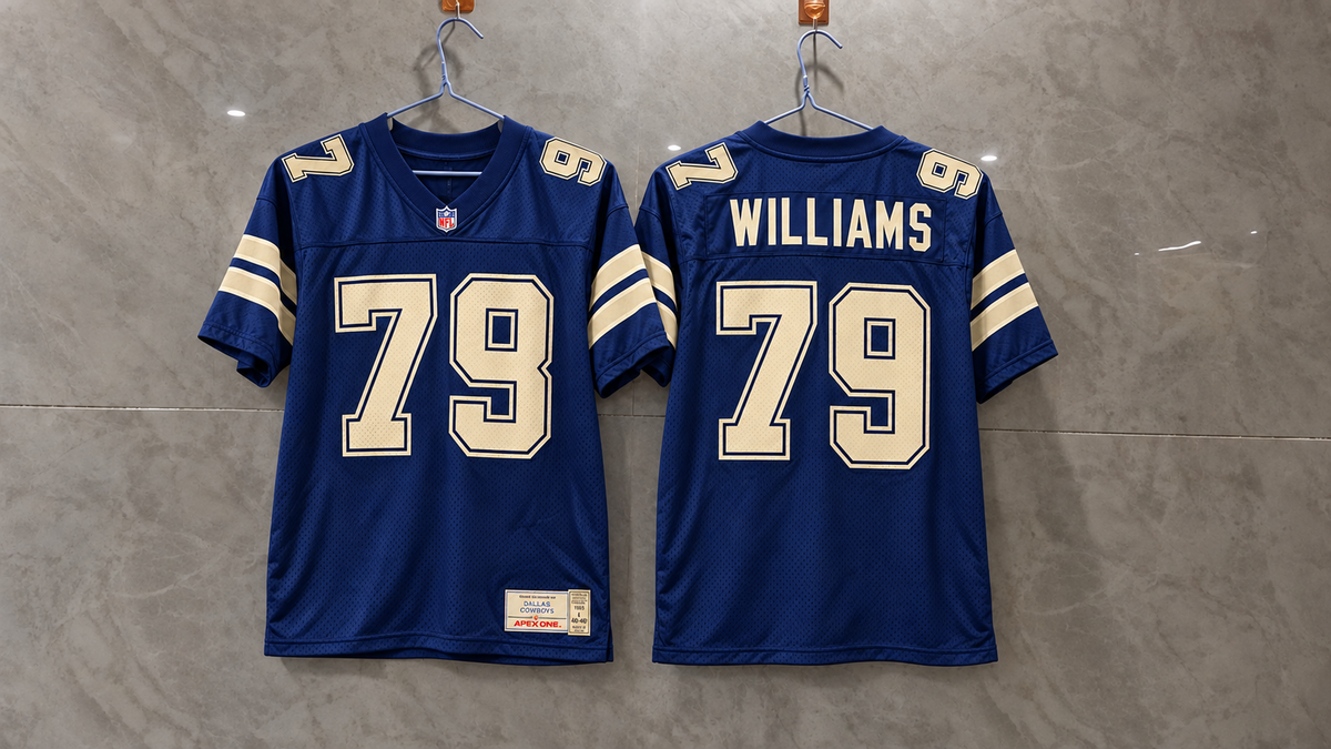 DALLAS COWBOYS ERIK WILLIAMS BLUE JERSEY