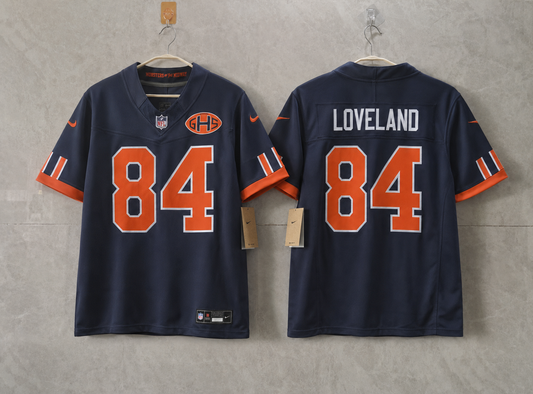 CHICAGO BEARS COLSTON LOVELAND RIVAL JERSEY